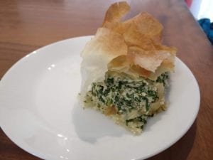 פשטידת תרד וטופו